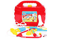 Іграшка Маленький доктор ТехноК 4012 в валізі великий дитячий ігровий набір для дітей 10 інструментів