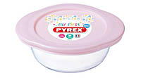 Форма для запікання "Pyrex Baby Pink" 14x12x5см 0.35л скло кругл. №75378(3)