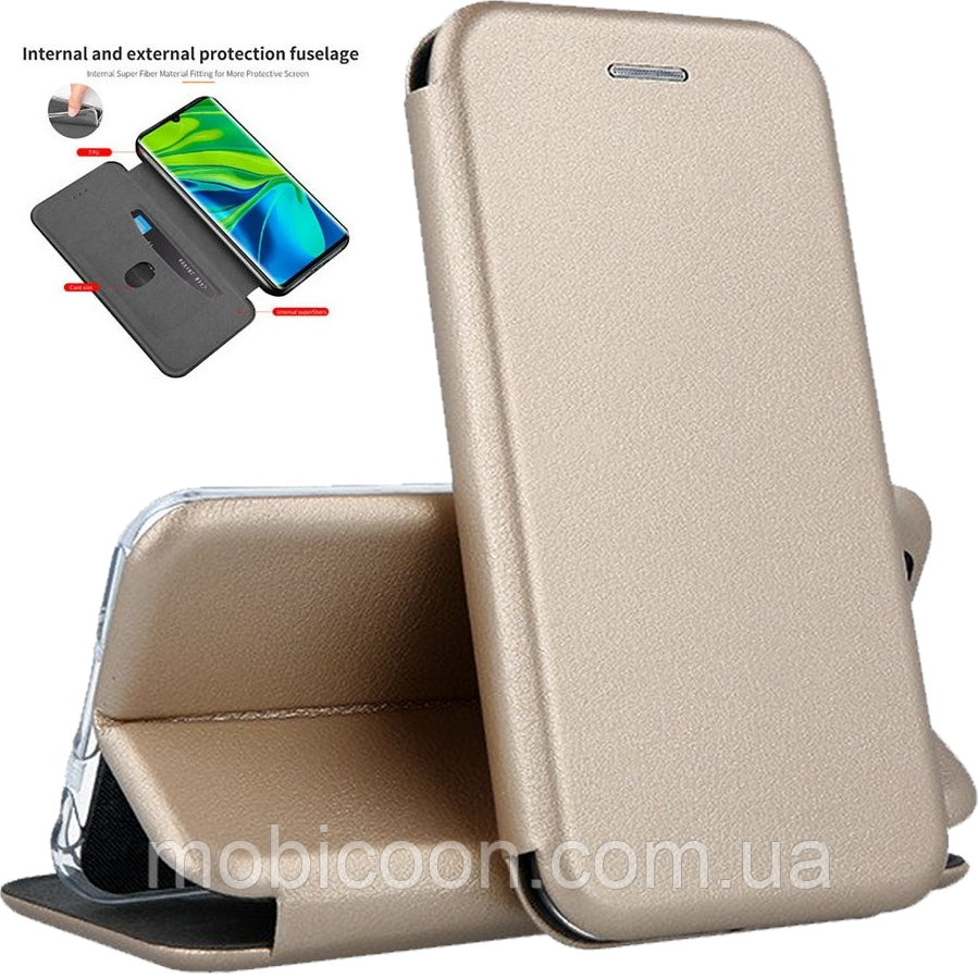 Чохол-книжка G-case для Samsung Galaxy M20 M205 золотий (Самсунг М20)