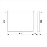 Руст на фасад, фасадний руст (1/2 часть) (боссаж) ФР-4 (320*400мм), фото 3