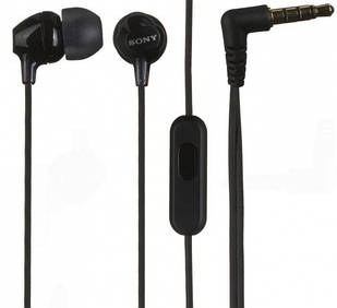 Навушники з мікрофоном Sony MDR-EX15 AP Black