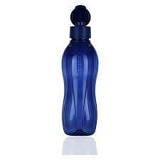 Эко-бутылка Tupperware (1л) синяя с клапаном. Яркая и стильная! - фото 1 - id-p509337743
