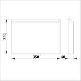 Руст на фасад, фасадний руст (1/2 часть) (боссаж) ФР-7 (250*350мм), фото 3