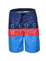 Пляжные шорты для мальчика 164, Голубой
