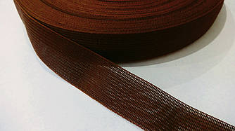 Тасьма окантовна 23 мм килимова коричнева