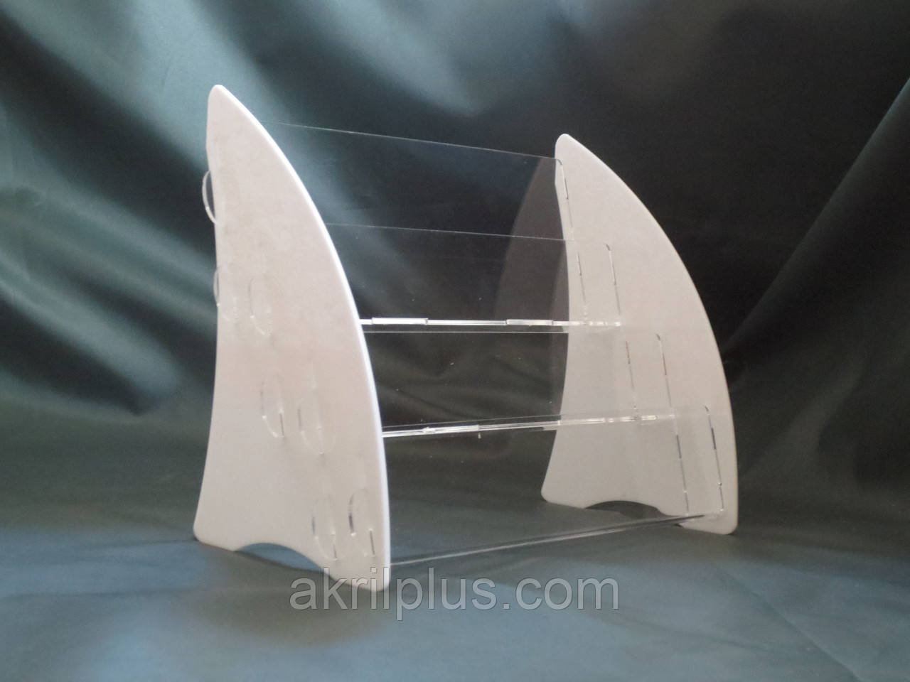 Буклетниця під єврофлаєр на 2 секції горизонтальна