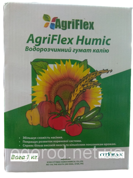 Агрифлекс Хьюмик Тотал гумат концентрований 1 кг