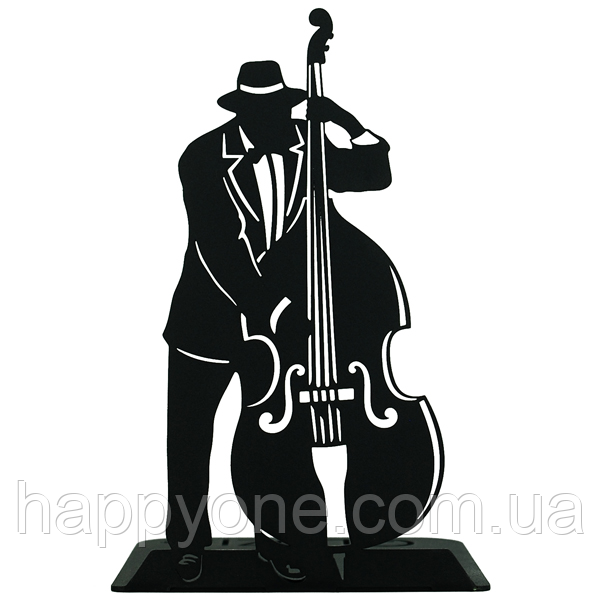 Металеві упори для книг Glozis Jazz (чорний)