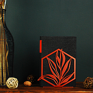 Металевий упор для книг Glozis Terra (мідь), фото 6