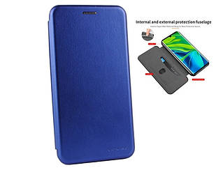 Чехол книжка G-case для Samsung Galaxy M20 M205 синий (Самсунг М20)