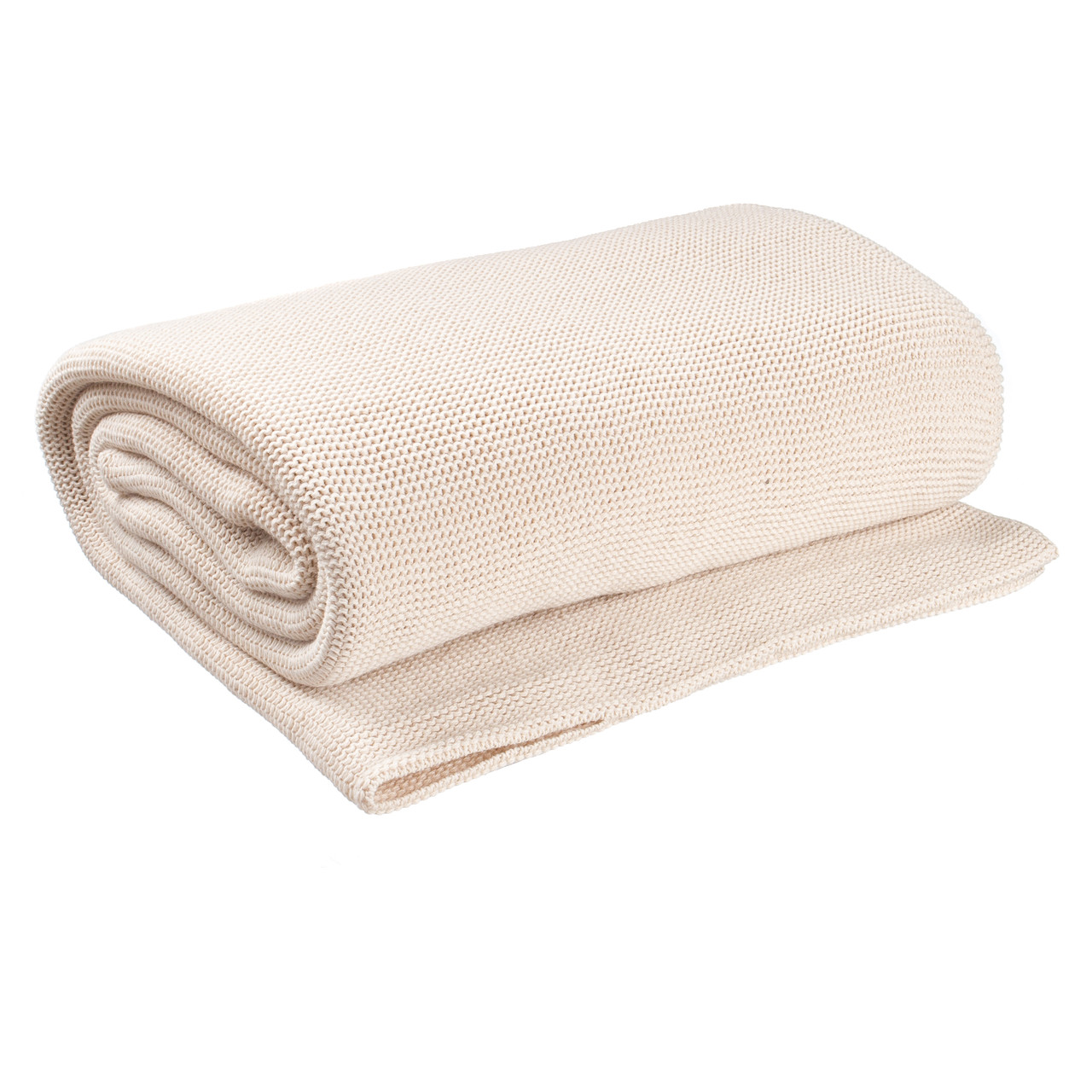 Плед в'язаний Ohaina 220х200 Light Beige