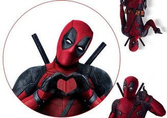 Вафельна картинка для торта "Супергерої. Марвел", кругла, (аркуш А4) 6