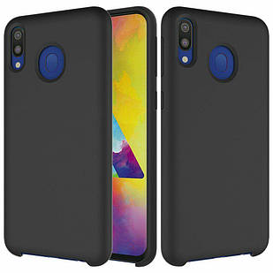 Чохол Silicon Case для Samsung Galaxy M20 М205 чорний (Самсунг М20)