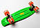 Penny board original 22 світні жовтогарячі колеса, фото 6