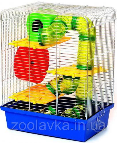 Клітка Лорі Хом'як-3 Люкс ТМ Лорі 43х33.5х23 см(ццкінк), фото 1