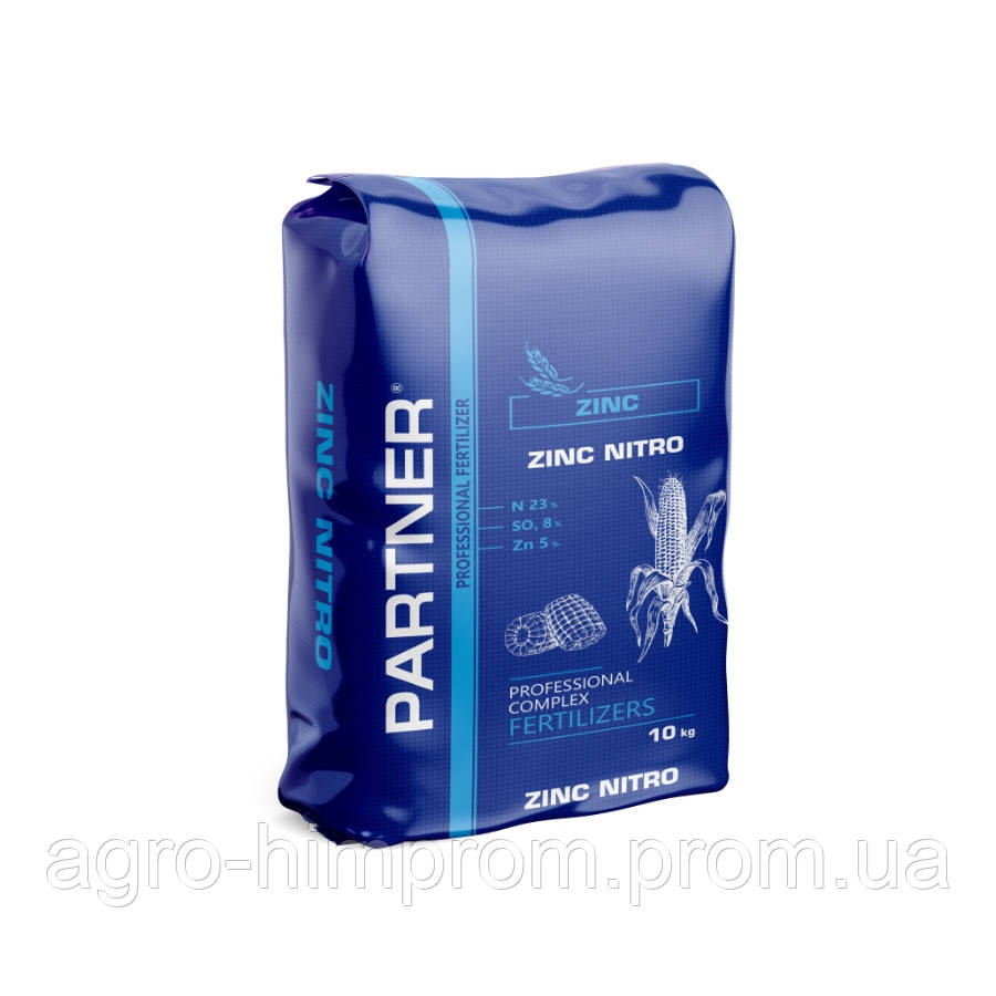 Комплексне добриво Цинк Н - N 23+S 8+ZN 5, кукурудза, сорго, просо, томати, овочеві, плодові дерева