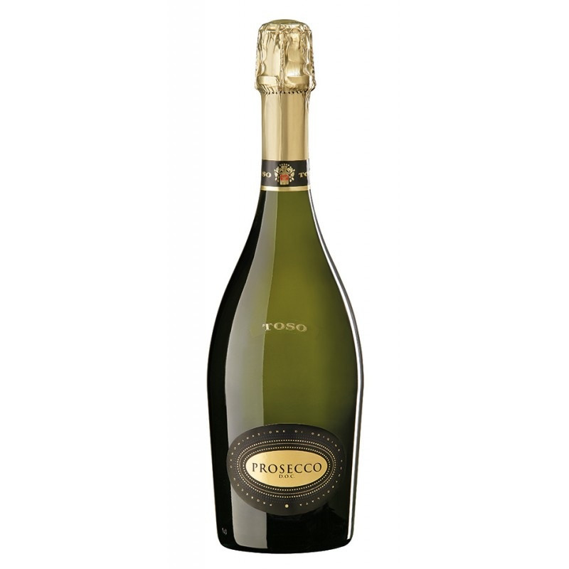 Шампанське (вино) біле Просекко Миллесимато Тосо Prosecco Millesimato DOC Toso 750 мл Італія
