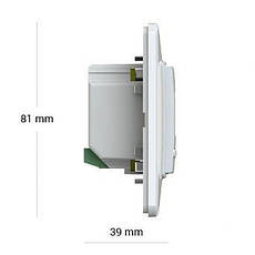 Терморегулятор terneo ax з wi-fi, білий, фото 4