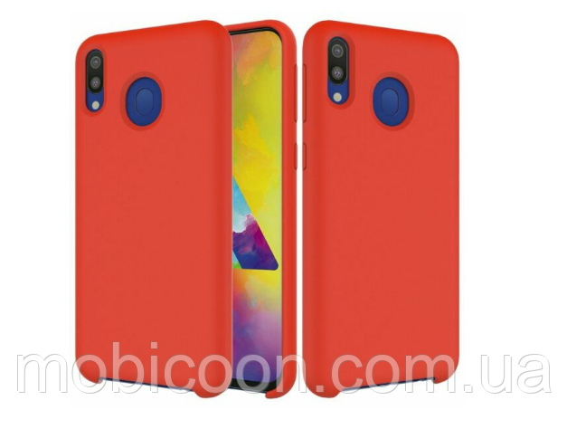 Чохол Silicon Case для Samsung Galaxy M20 М205 червоний (Самсунг М20)