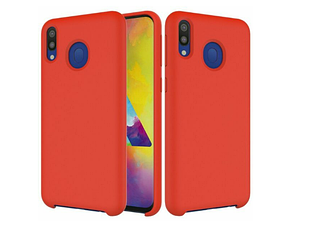 Чохол Silicon Case для Samsung Galaxy M20 М205 червоний (Самсунг М20)