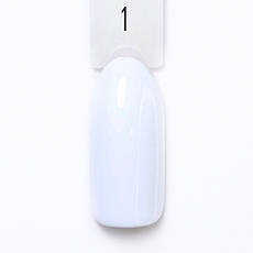 Гель-лак для нігтів Bravo №1 Білий White 10мл