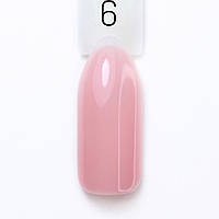 Гель-лак для нігтів Bravo №6 Бежевий Beige 10мл