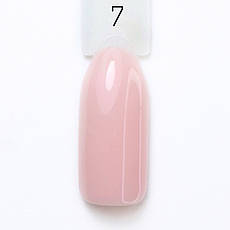 Гель-лак для нігтів Bravo №7 Бежево-рожевий Beige pink 10мл