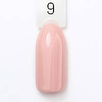 Гель-лак для нігтів Bravo №9 Бежевий Рум'яна леді Ruddy Lady 10мл