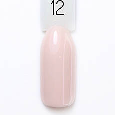 Гель-лак для ногтей Bravo №12 Бежево-рожевий Бісквітний торт Sponge cake 10мл