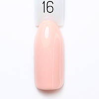 Гель-лак для нігтів Bravo №16 Світло-рожевий Персик Peach 10мл