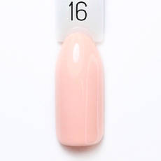 Гель-лак для нігтів Bravo №16 Світло-рожевий Персик Peach 10мл