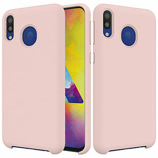 Чохол Silicon Case для Samsung Galaxy M20 М205 рожевий (Самсунг М20)