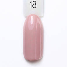 Гель-лак для нігтів  Bravo №18 Рожевий Ірис Iris 10мл