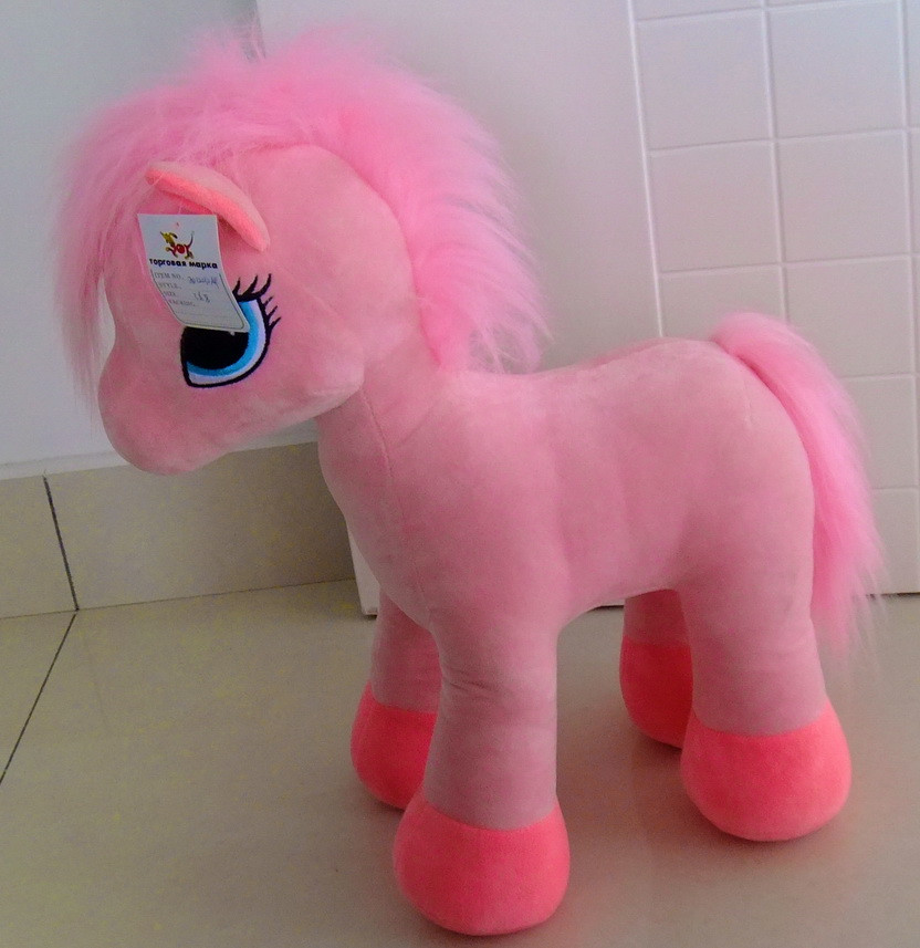 Конячка Поні плюшева музична, м'яка іграшка , фото 1