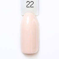Гель-лак для нігтів Bravo №22 Світло-бежевий Кремовий Cream 10мл