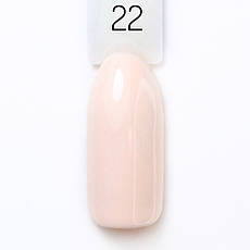 Гель-лак для нігтів Bravo №22 Світло-бежевий Кремовий Cream 10мл