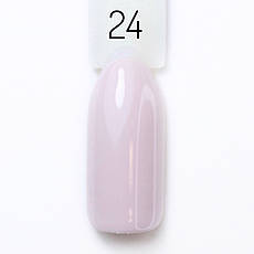 Гель-лак для нігтів Bravo №24 Темно-білий Димчатий Smoke 10мл