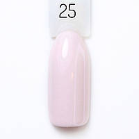Гель-лак для нігтів Bravo №25 Світло-рожевий Бісквіт Biscuit 10мл