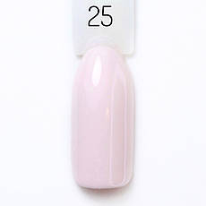 Гель-лак для нігтів Bravo №25 Світло-рожевий Бісквіт Biscuit 10мл