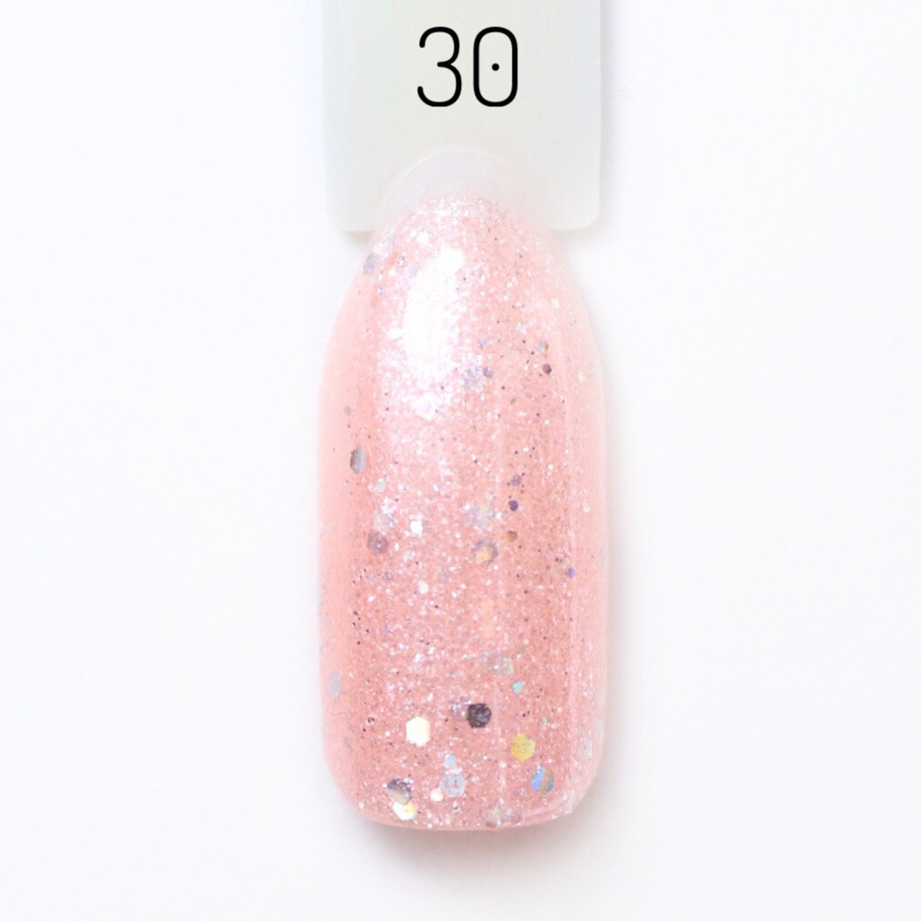 Гель-лак для нігтів Bravo №30 Рожевий Гламур Glamor 10мл, фото 1