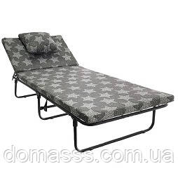 Розкладушка Марія М-60 ПРЕМІУМ з матрацом 50мм, для дому та дачі, фото 1