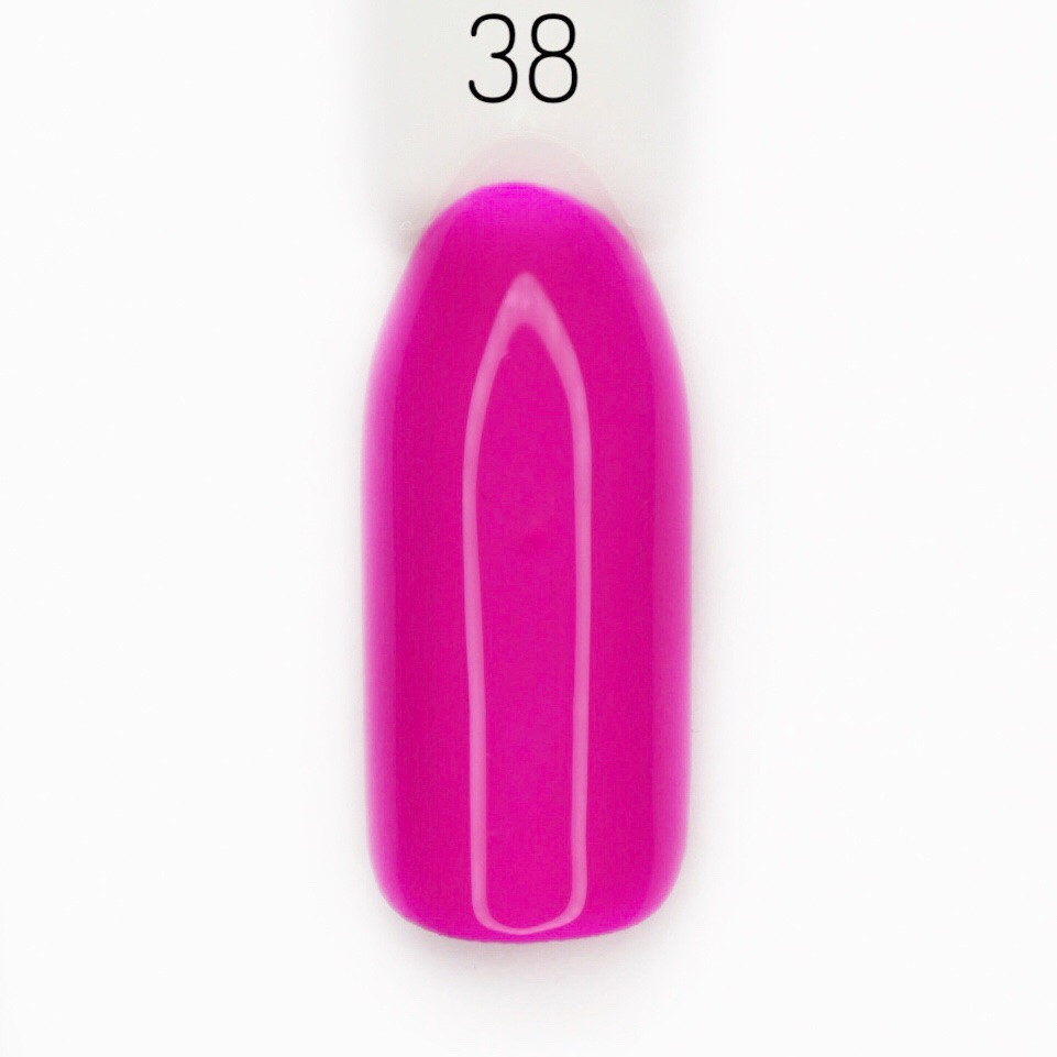 Гель-лак для нігтів Bravo №38 Рожевий Фуксія Fuchsia 10мл