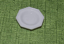 Мініатюра 1:12 тарілка пластик