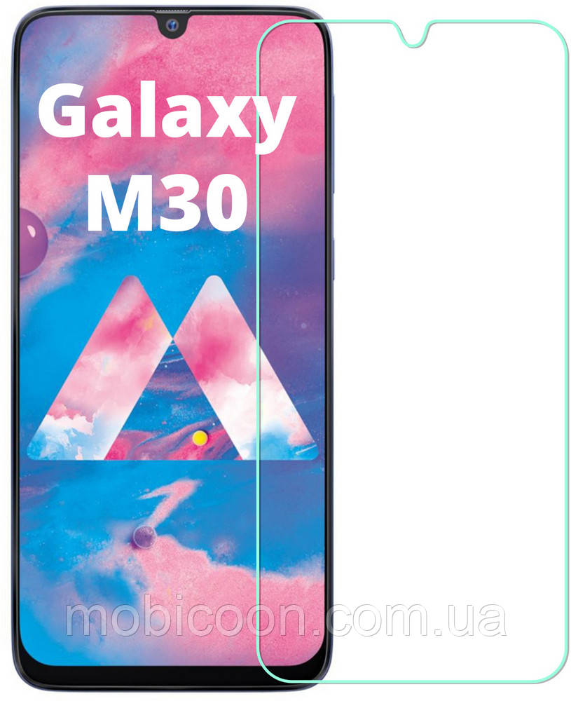 Захисне скло Samsung Galaxy M30 M305 прозоре 2.5D 9H (Самсунг Галаксі М30)