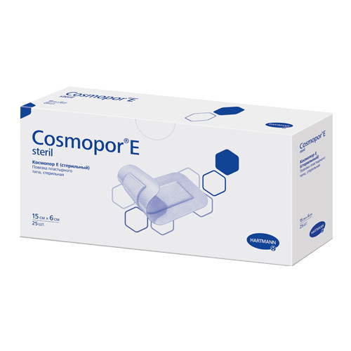 Пов'язка стиральна пластирна Hartmann Cosmopor E Sterile 15см x 6см 1шт