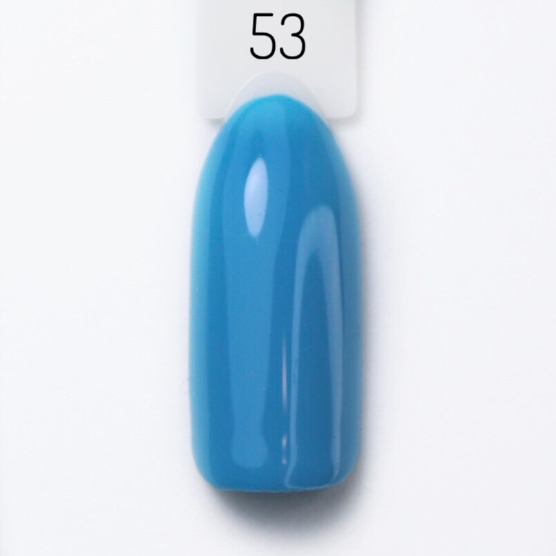 Гель-лак для нігтів Bravo №53 Синій Лагуна Blue Lagoon 10мл
