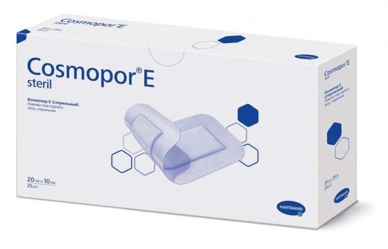 Пов'язка стиральна пластирна Hartmann Cosmopor E Sterile 20см x 10см 1шт