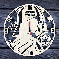 Годинник ручної роботи настінний «Час Зоряних Воєн»