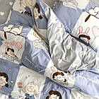 Комплект постільної білизни підлітковий сатин Viluta полуторний комплект, фото 2