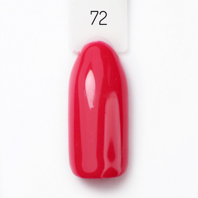 Гель-лак для нігтів Bravo №72 Червоний Малина Raspberries 10мл